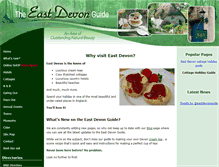 Tablet Screenshot of east-devon-guide.com